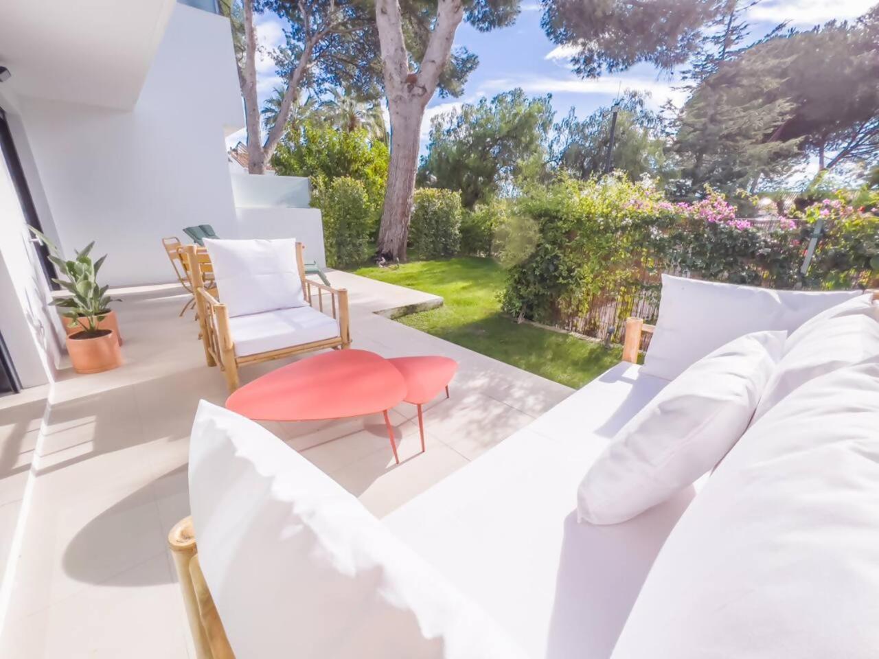 Apartament Bajo Con Jardin En La Milla De Oro Marbella Zewnętrze zdjęcie